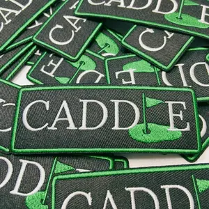 4" Caddie ( GOLF)  -  Embroidered Hat Patch