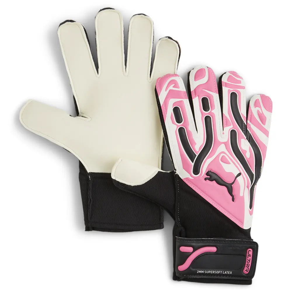 PUMA Mens Ultra Play Regular Cut Goalkeeper Gloves  - Pink