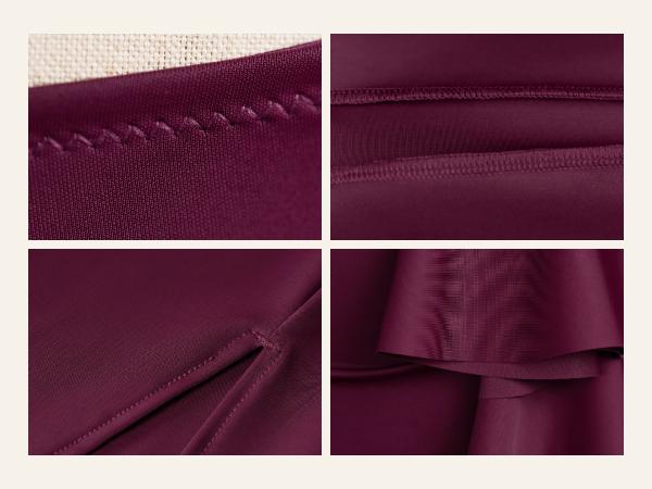 CurvySweet SDK0590A Elegant Sexy Off-Shoulder Bodycon Midi Dress with Side Slit & Ruffle Hem, Built-In Bra — Perfect for Valentine’s Day, Cocktail Parties, Wedding Guests & Evening Events