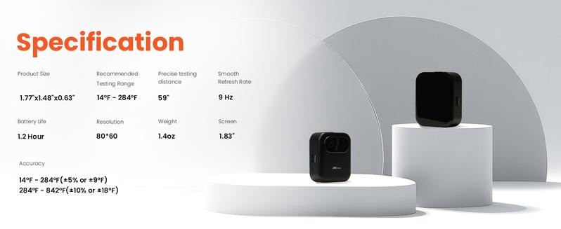 Small Thermal Imaging Camera for Beginner – Mini Thermal Imager for Home Inspection, Infrared Hidden Camera Detector Gadget 80×60 IR Resolution