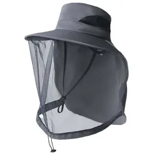 Mosquito-proof camping hat. Sun hat. Sunshade hat. For camping, outdoor activities, fishing, hiking, and travel.
