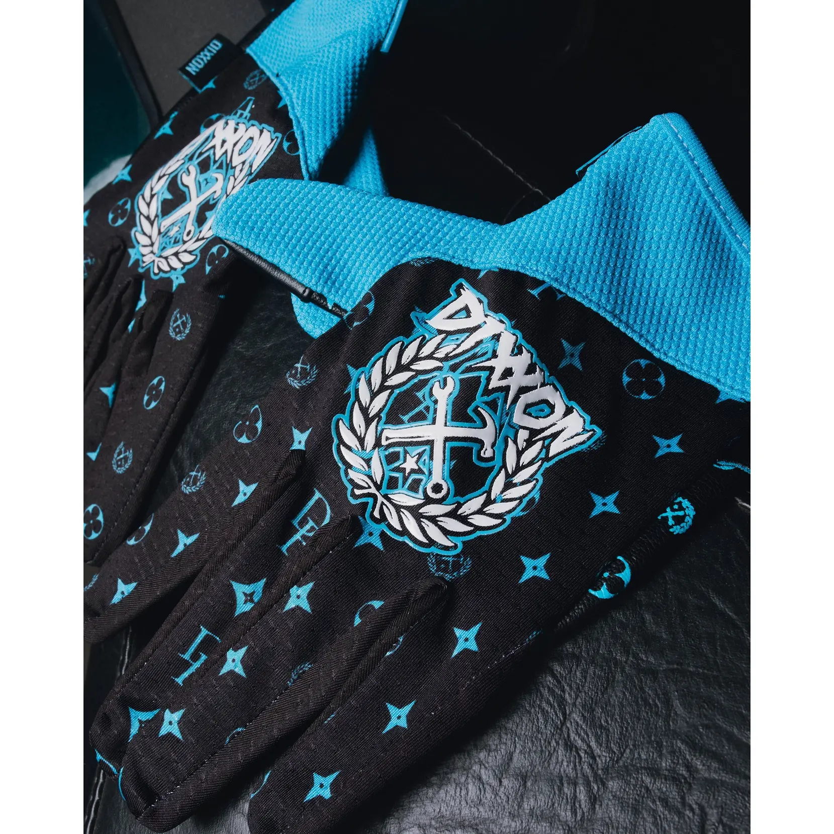 Bougie Moto Gloves - Black & Tiffany