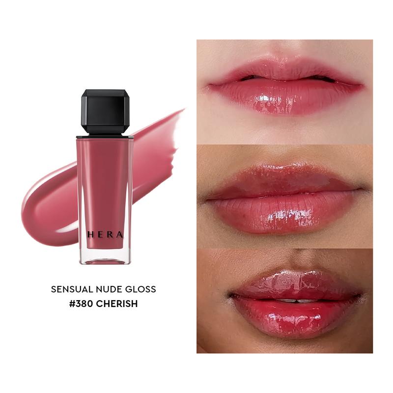 [HERA Official] SENSUAL NUDE GLOSS  – Volumizing Korean Lip Gloss for Smooth, Fuller-Looking Lips | Sheer & Glossy Finish, Non-Sticky, Moisturizing & Hydrating