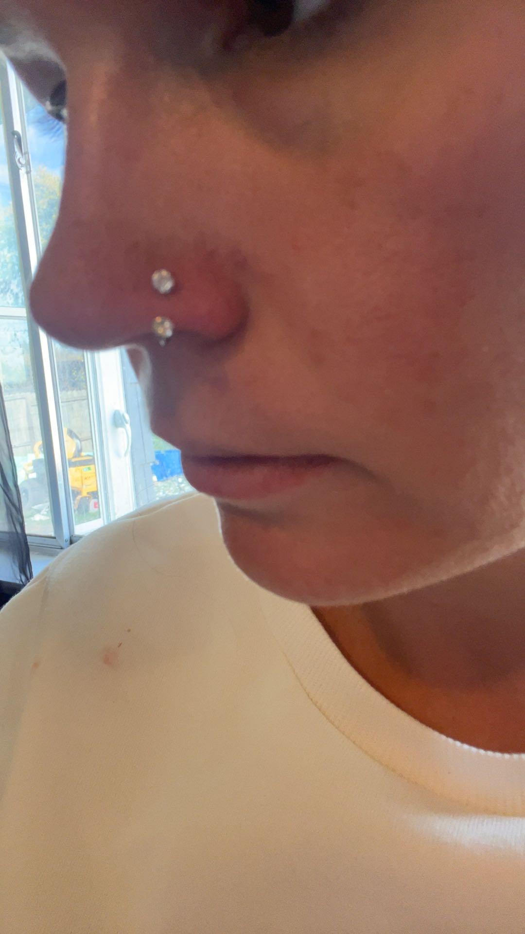 Oufer 18G/20G Horseshoe Ring AAA+ Grade CZ Stones 316L Stainless Steel 7mm 8mm 10mm Sizes Stylish Durable Unisex Nose Hoop for Nostril Cartilage Lobe Piercing