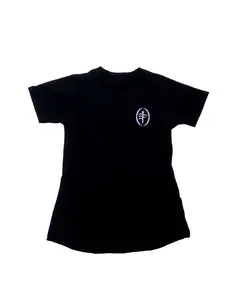FLAG-UP Women's Performance Short Sleeve T-Shirt - Black, Athletic Shirt For Flag Football