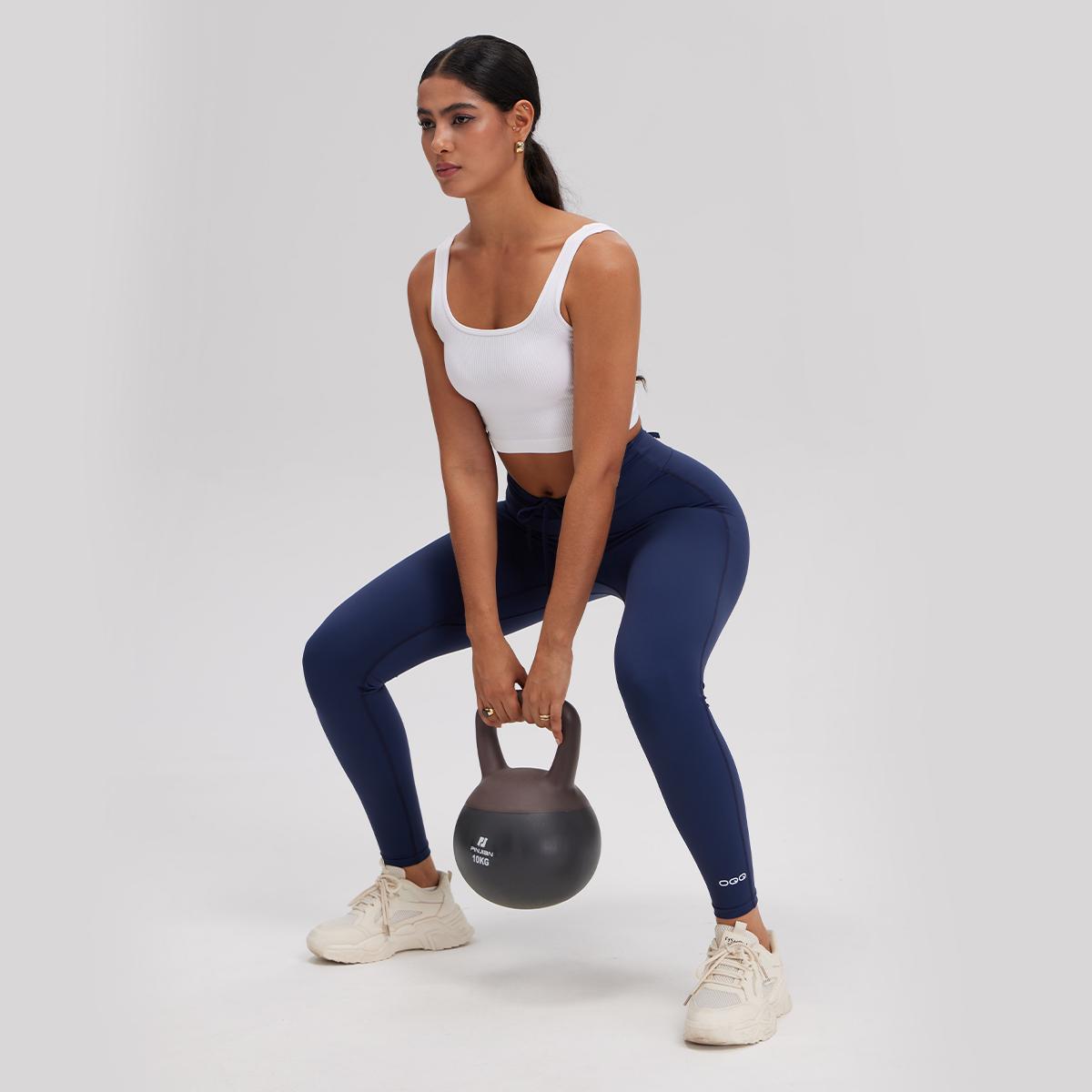 OQQ Women's High Wasit Scrunch Leggings No Front Seam Stretch Drawstring Workout Gym Yoga Pants Soft Comfortable Basic Minimalist Bottom OQQ Women's High Wasit Scrunch Leggings No Front Seam Stretch Drawstring Workout Gym Yoga Pants Soft Comfortable Basic Minimalist Bottom