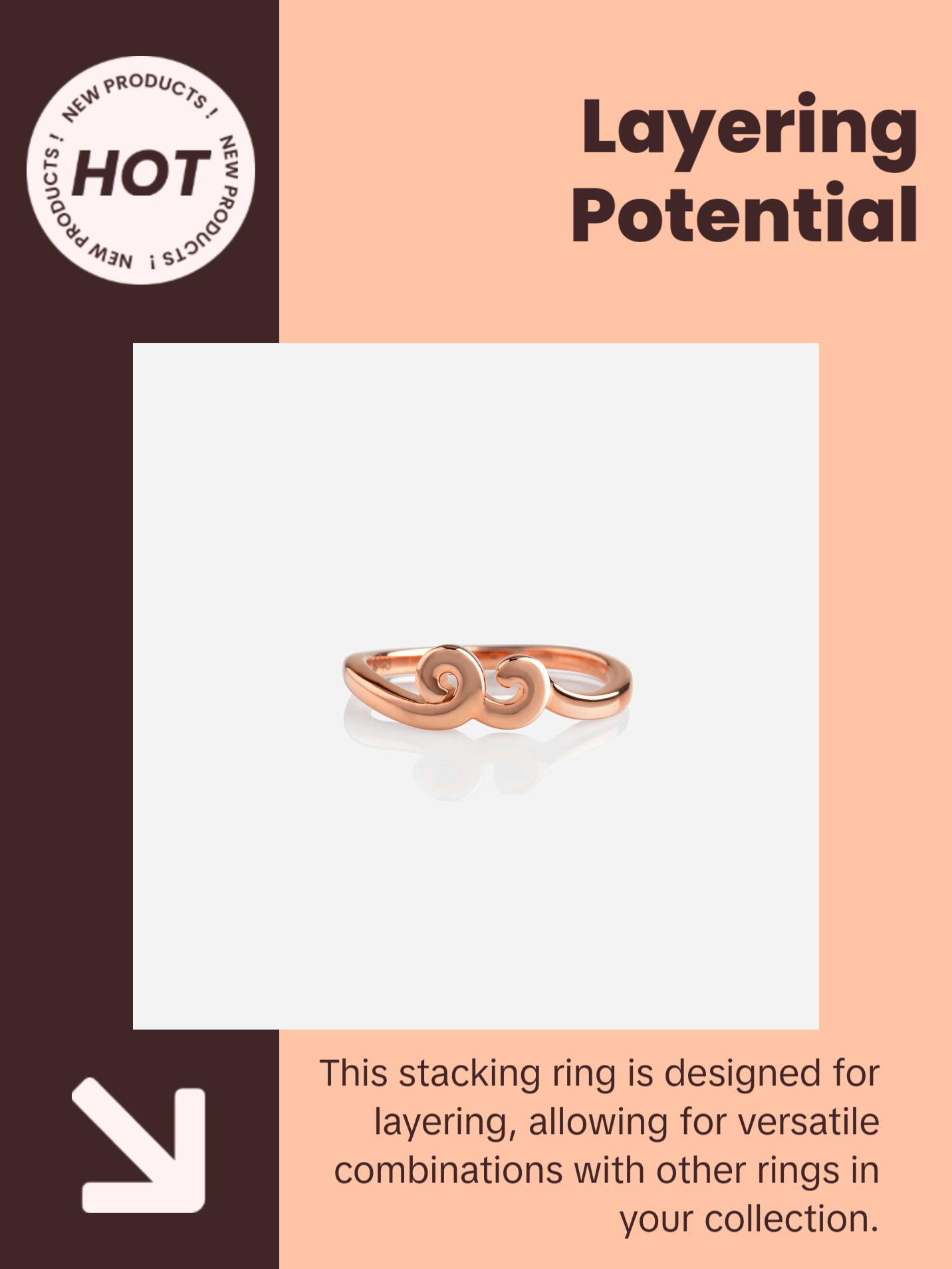 Wave Stacking Ring