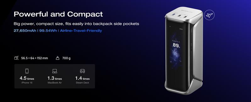 EcoFlow RAPID Pro X Power Bank (27,650mAh, 300W)