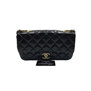 Pre-owned CHANEL france Crossbody Bags h5 Black medium CF Patent Leather Crossbody Bag