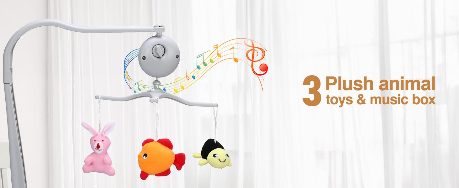 JOYMOR Pack and Play with Changing Table, 5-in-1 Portable Baby Bedside Bassinet with Storage, Travel Crib with Carry Bag, Compact Fold