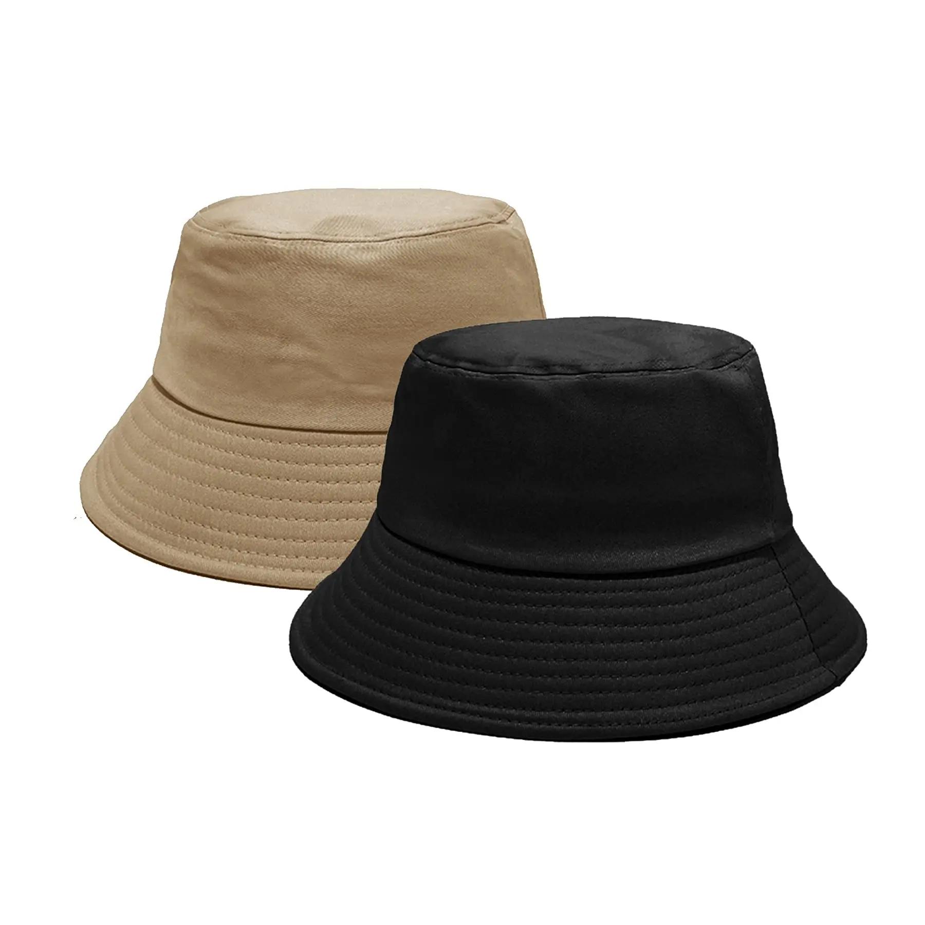 2Pcs/Set Bucket Hat for Women Men,Sun Beach Fishing Travel Outdoor Cap,UV Resistant Foldable Fisherman Hats for Hiking,Camping,Gardening,Christmas Party Gifts,Hand Tools Kits ﻿
