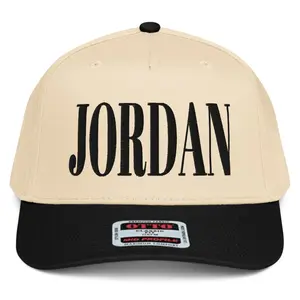 RIVEMUG NX1 Jordan Embroidered 2 Tone Hat Mid Crown Curved Bill Snapback Retro Vintage Cap for Men and Women