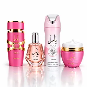 Lattafa Yara 4PCS Perfume Gift Set for Women – Luxury Arabic Fragrance Bundle
