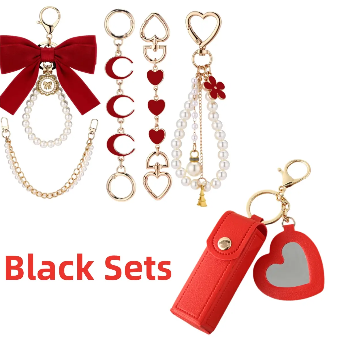 Red Chain & Lipstick Bag