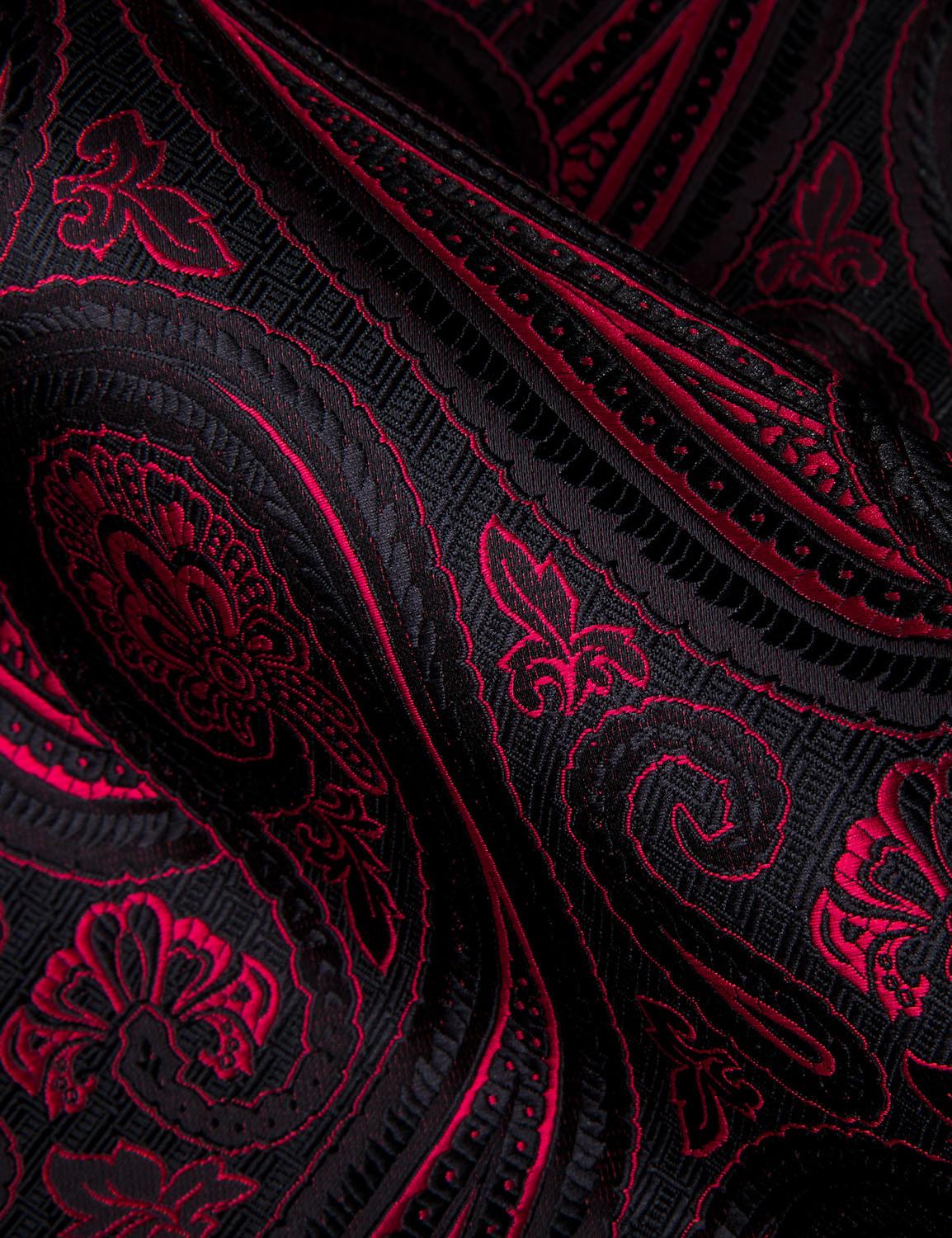 AILISUS Paisley Short-Sleeve Men's Shirt Floral Jacquard Regular Fit Casual Button Down Menswear For Wedding Party SpringStatements