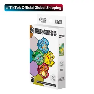 Pokemon S-Chinese 151 Puzzle Fridge Magnet Set with 151 Journey Slim Pack