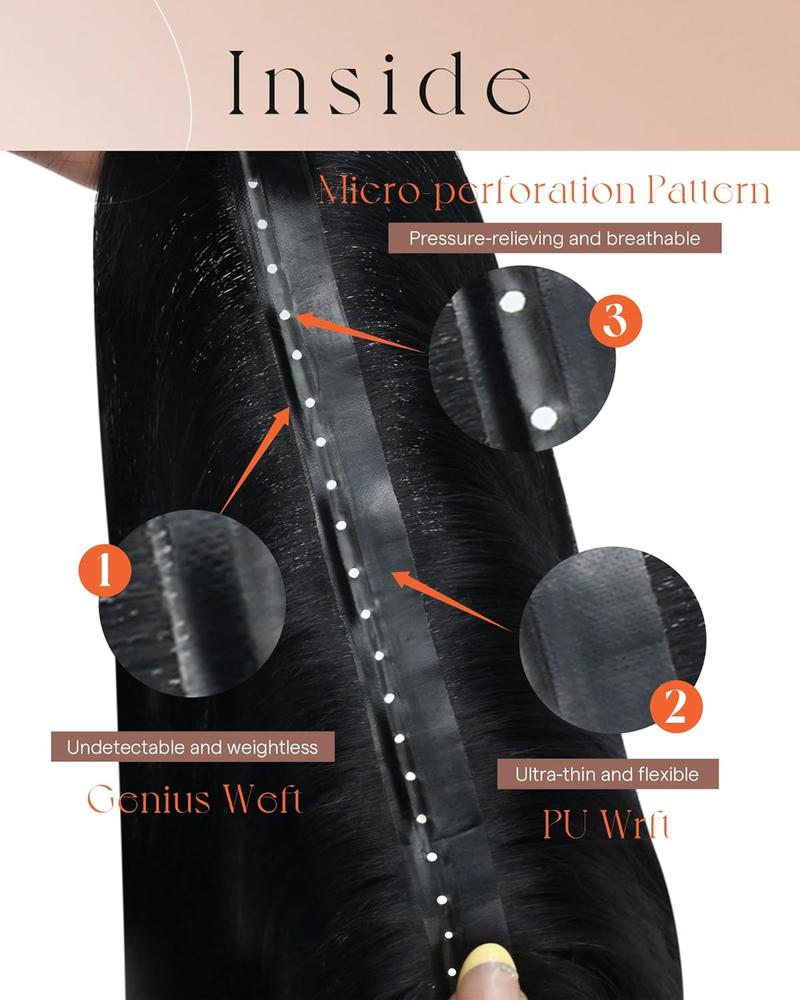 Sunny Hair Butterfly Hair Extensions 16inch-24inch Genius Weft Hair Extensions 100G OVO weft For Women Effortless Beauty in Daily Life