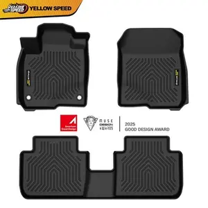 Fit For 2023-2024 Honda HR-V 1st & 2nd Row Floor Mats All Weather TPE Waterproof