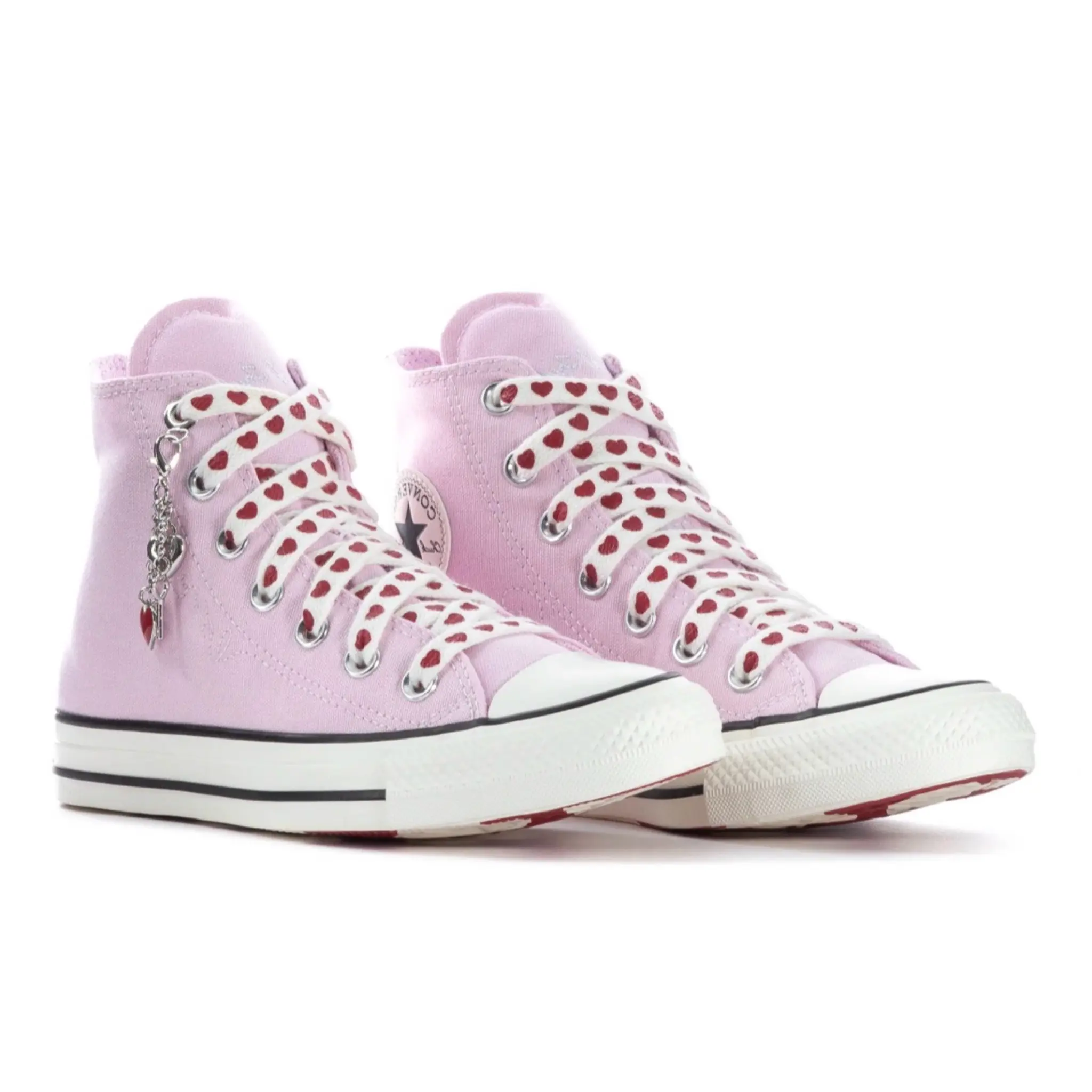 Converse Women's Chuck Taylor All Star Pink High-Top Valentine's Day Sneakers Casual Trainer Authentic New Sizes 7-10