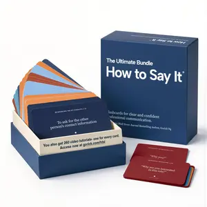The Ultimate Bundle – 260 Professional Communication Cards & Videos by WSJ Bestselling Author | Confidence, Leadership, Meetings, Career Growth Tool