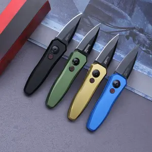 7500 outdoor small folding knife, aluminum alloy handle, high hardness steel, EDC tool for outdoor camping, driving, fishing.