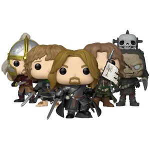 Funko Pop! The Lord of the Rings – Boromir #1986, Peregrin Took #1985, Guritz #1984, Faramir #1983, Éomer #1982 (Set)