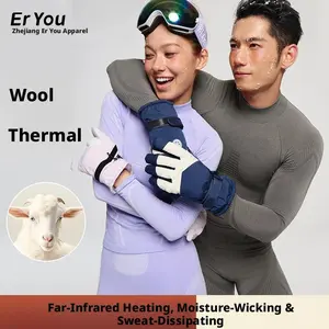 Merino Wool Base Layer Set (Top & Bottom)  Ultra-Light Thermal Performance Underwear for Men & Women| 100% Breathable Moisture Wicking Hiking Gear Quick-Dry Skiing Thermal Set| Gorpcore Outdoor Essentials#MerinoWool#BaseLayer#SkiSeason#Gorpc