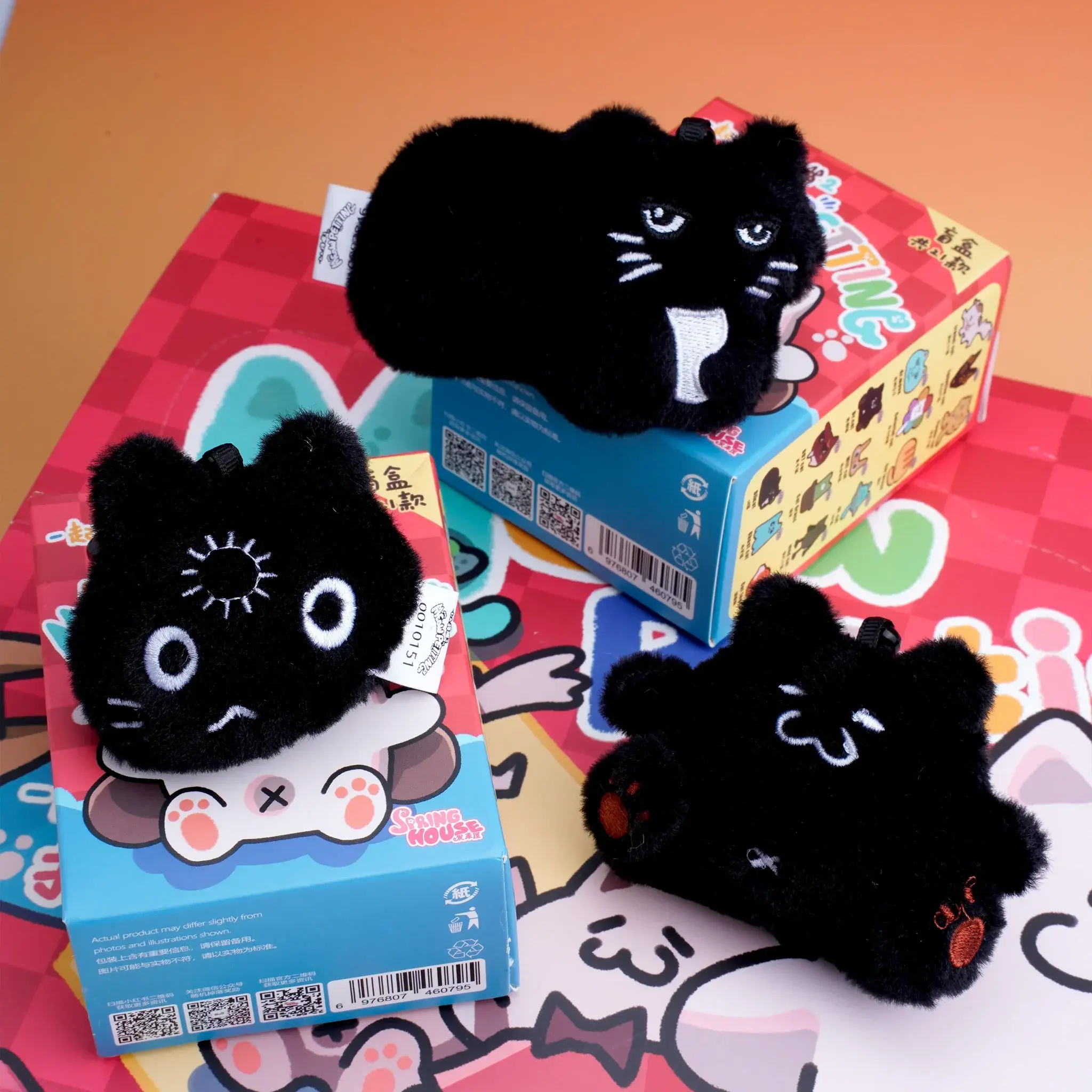 Cuddle Cats Club New Sealed Blind Box Plush Toy - Cute Cat Stuffed Animal Collectible, PAP Toys Christmas Surprise Gift