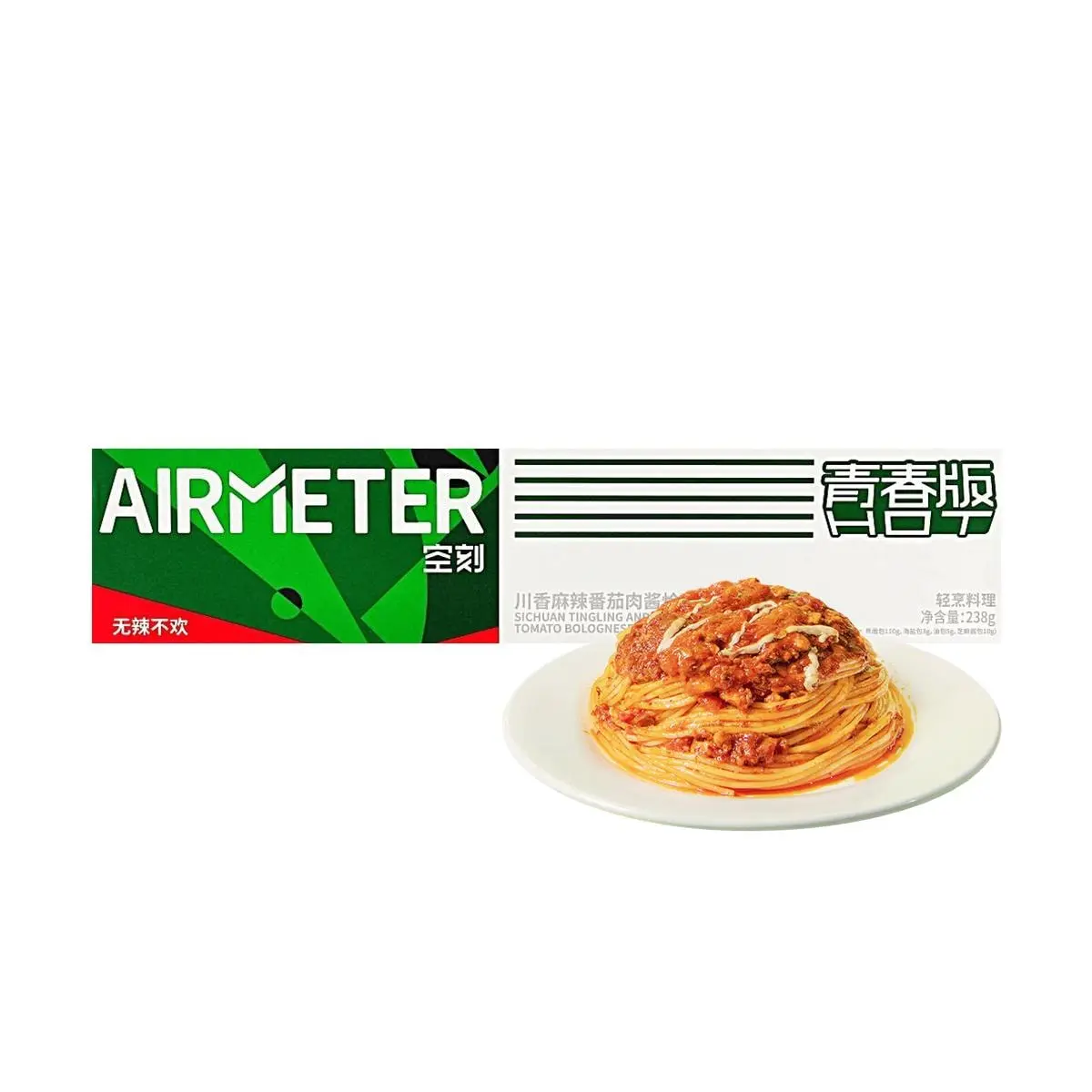 AIRMETER Sichuan Spicy Tomato Meat Sauce Pasta 238g - Authentic Italian Noodles with Flavorful Sauce