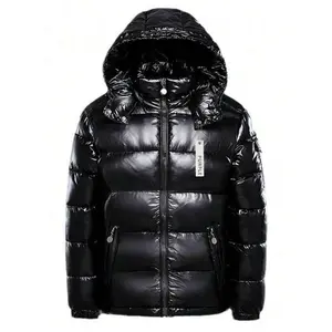 New autumn and winter men's down jacket fashionable oversized casual unisex hooded jacket warm thick down jacket couple street wear