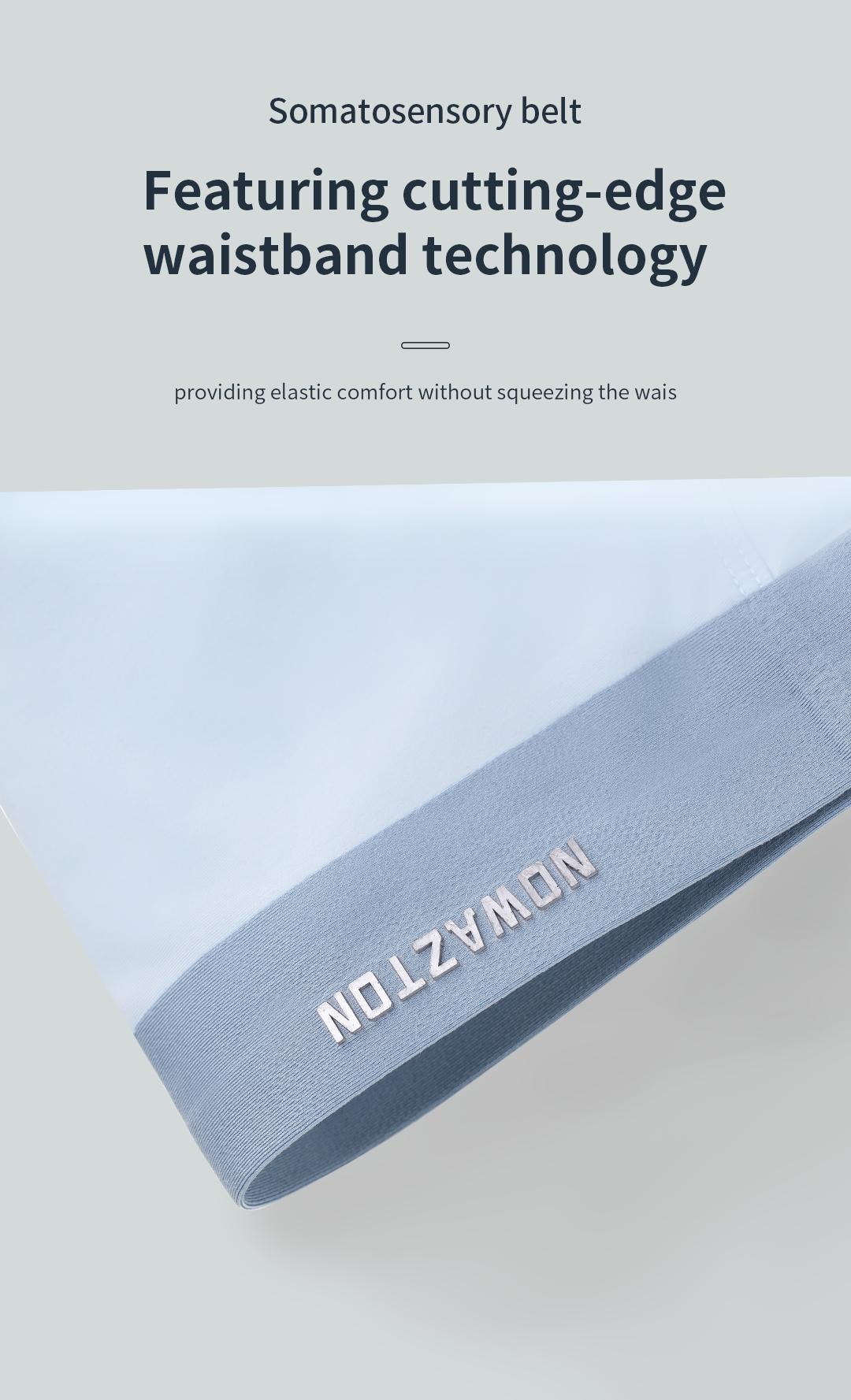 Nowazton Men's Silk Boxer Briefs, Breathable Tech Fabric, Antibacterial 7A, Moisture-Wicking & Soft, Ideal for Everyday Comfort & Active Wear - Perfect  Gift for Husband