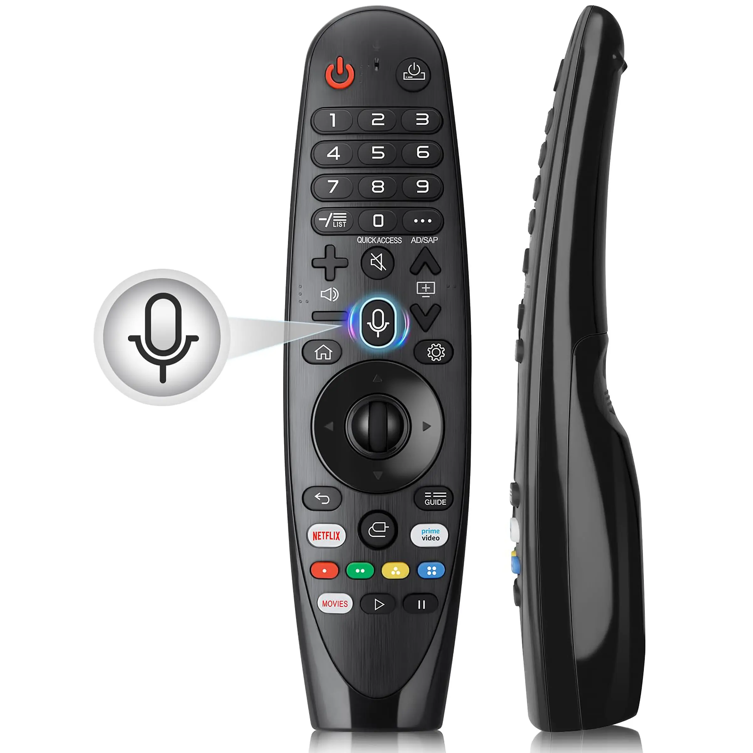 Lg TV Remote Control Replacement Voice Magic, Compatible with Smart Oled Thinq Webos Tvs, Models Akb75855501 & More