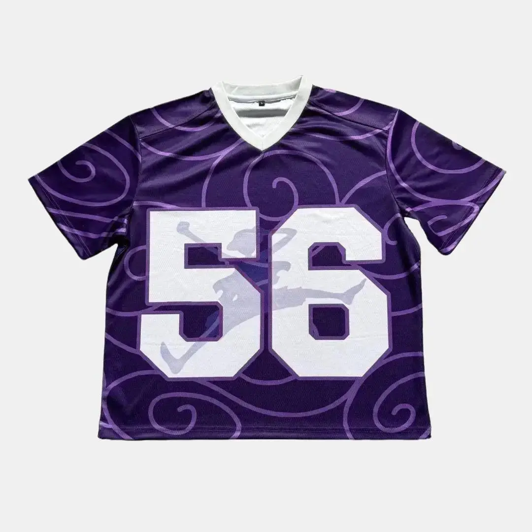 One Piece NIKA 56 Jersey,Mens Jersey  Baggy Shirts Graphic Tees Neck Tshirts Summer Tops