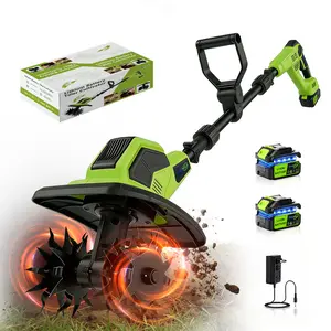 420RPM Cordless Tiller Cultivator for Lawn/Gardening/Soil Cultivation