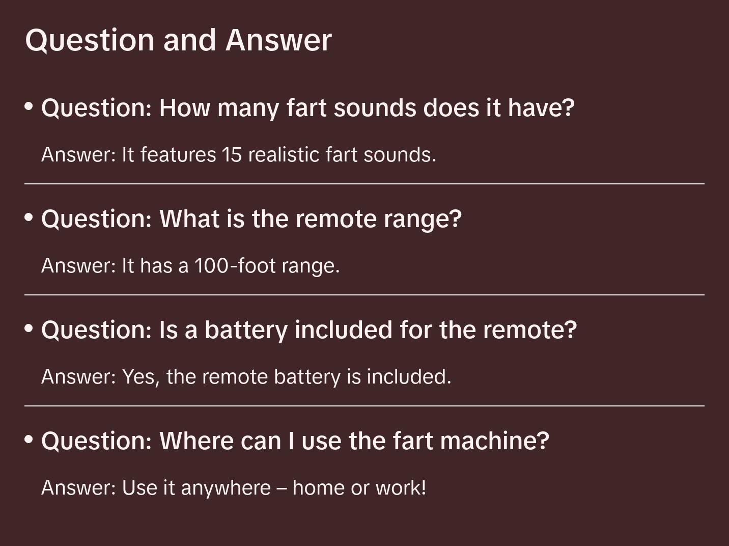 Fart Machine No. 2 💨 - Wireless Remote Control Prank Toy - Hilarious Gag Gift 🤣