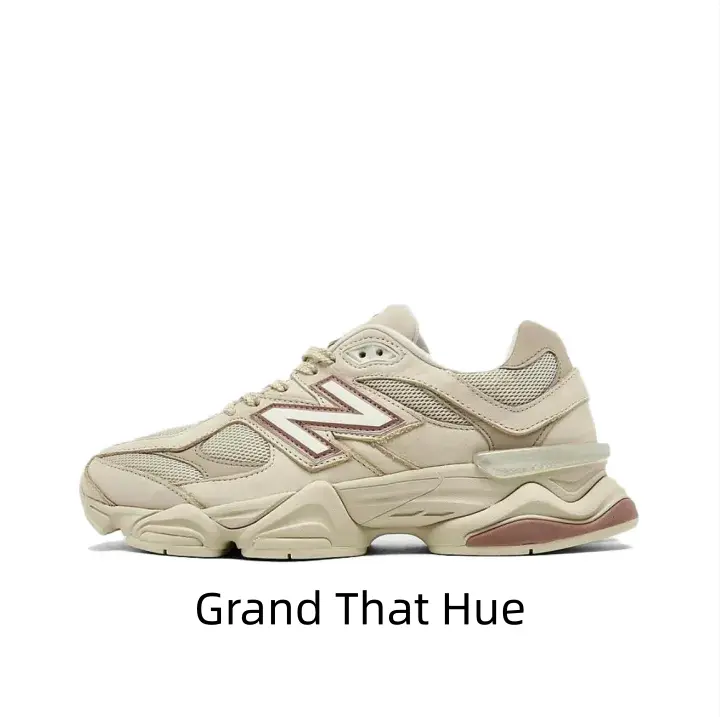 Beige Neutral Multi Layer Chunky Dad Sneakers Suede Mesh Mixed Upper Contrast Retro Logo Panel Soft Segmented Cushion Midsole Non Slip Rubber Outsole Vintage Street Daily Matching Walking Shoes
