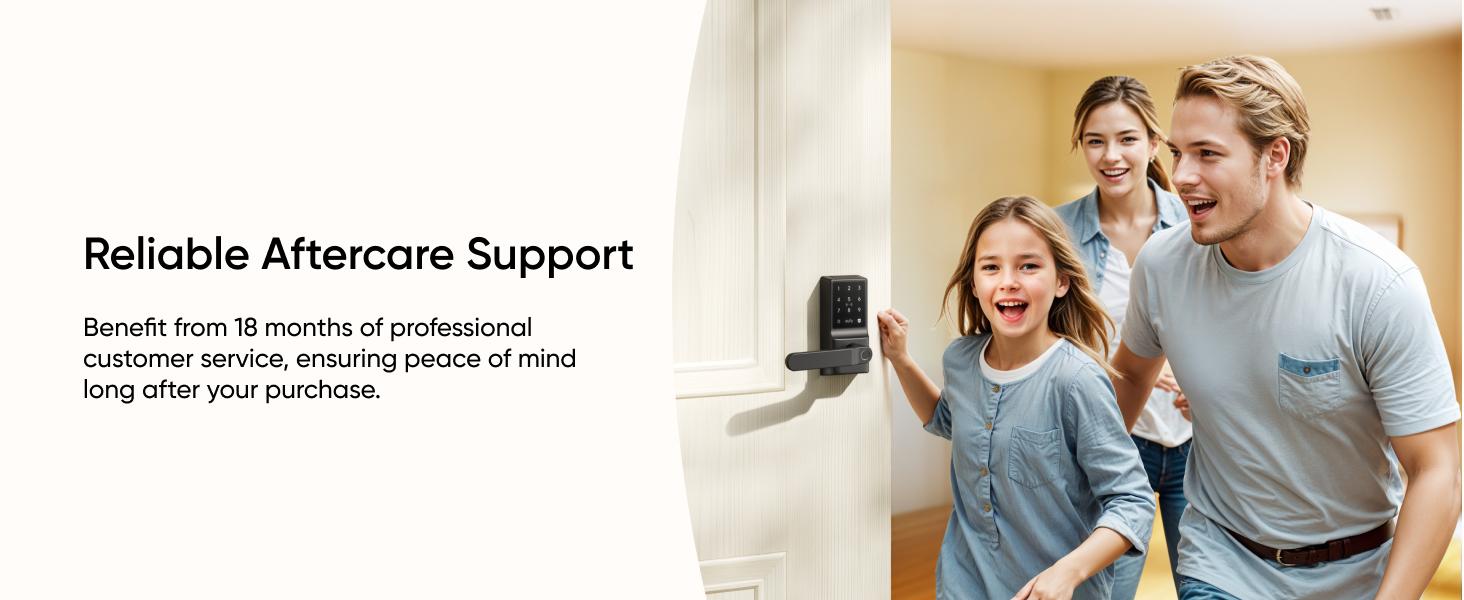 eufy Smart Lock C33, Keyless Fingerprint Door Lock with Handle, Integrated Wi-Fi, Remote Control via App, Biometric Entry Knob, Auto-Locking, IP53 Waterproof (2025 New Version)
