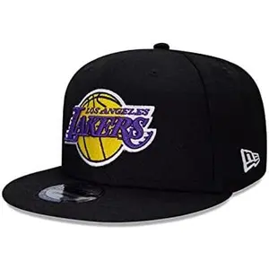 New Era NBA Los Angeles Lakers Black 9FIFTY Snapback Cap 70556867