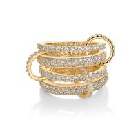 Interlocking Multi Band Yellow Gold