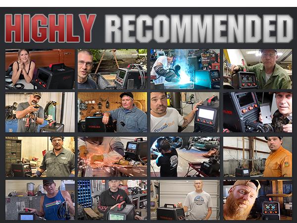 YESWELDER Firstess DP200 120/240V Dual Pulse MIG Welder | 7-Inch LCD Screen & Upgradeable Firmware | Pulsed MIG/MIG/Flux Core/Aluminum Spool Gun/Lift TIG/Stick Multiprocess Welding Machine