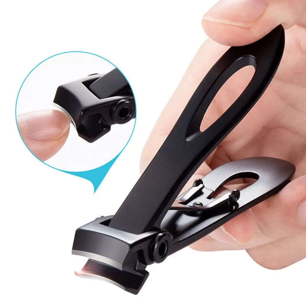 Heavy-Duty Wide Jaw Toenail Clippers with Vacuum Titanium Coating - Precision Ground Blades from Imported Steel, Ergonomic Leverage for Thick & Ingrown Nails, Built for Lifetime Use