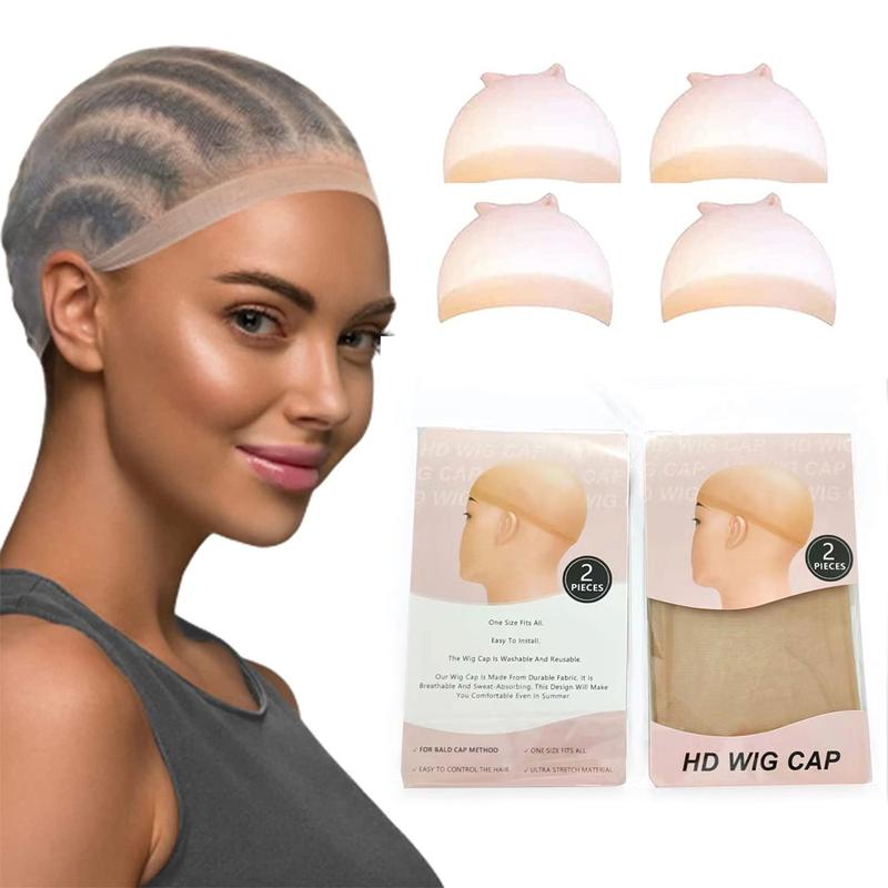 Bling Hair 1pack with 2pcs HD Wig Caps High Quality Transparent HD Hair Nets Weave Nylon Stretchy Lace Front Wig Cap for Women Men Light Brown(Not for sales) Bling Hair 1pack with 2pcs HD Wig Caps High Quality Transparent HD Hair Nets Weave Nylon Stretchy Lace Front Wig Cap for Women Men Light Brown(Not for sales)
