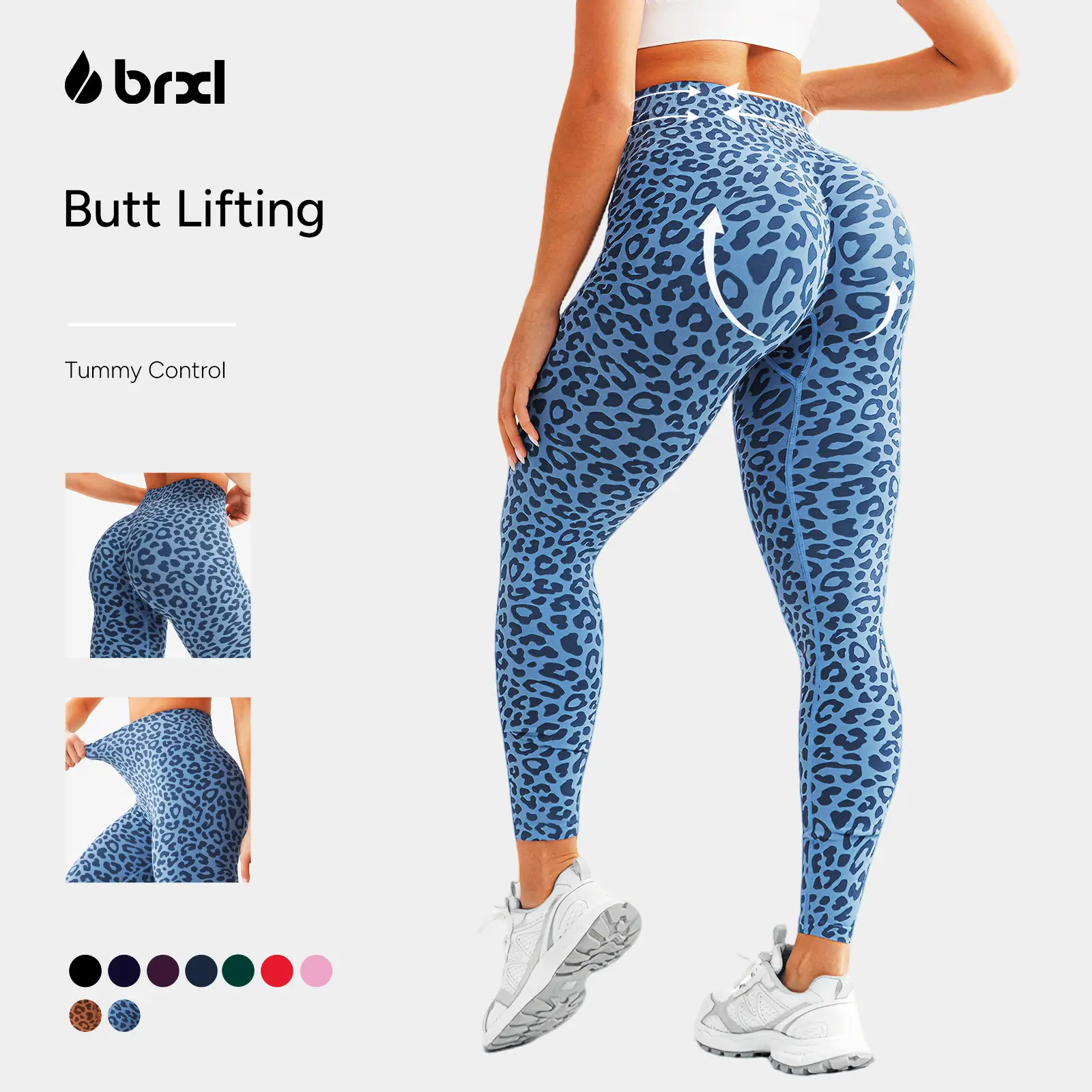 BRXL Lycra Fabric Butt Lifting No Front Seam High-Waisted Breathable Yoga Pants Tummy Control Seamless Gym Running Leggings #Parati #GymWorkout #TikTokMadeMeBuyIt #outdoorfun #Summervibes #beachoutfit-2,summerwins,travel essentials,camping essentials