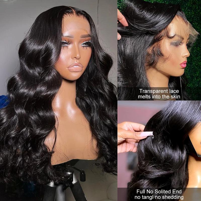 360 HD Full Lace Front Body Wave Wigs Human Hair Transparent Body Wave Lace Front Wig 13x6 Lace Frontal Wigs For Black Women TikTokShopBlackFriday