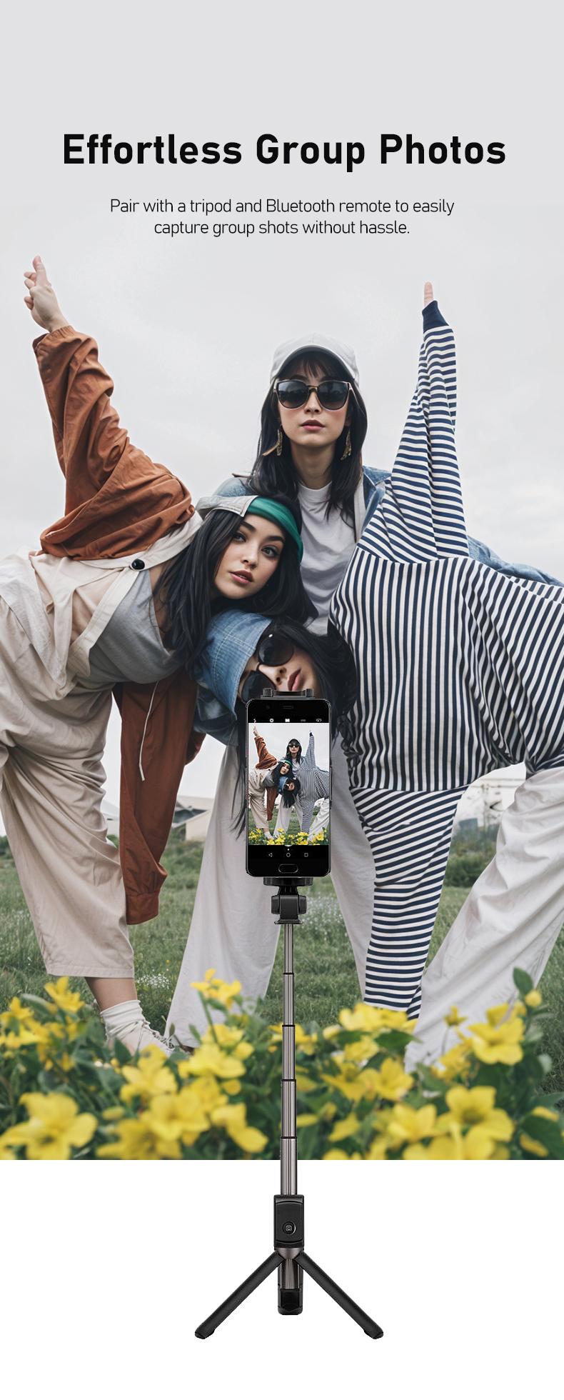 Meevo Magnetic Phone Vlog Monitor – 1080P Wireless Selfie Screen, Use Rear Camera for Live Streaming & TikTok (4K 30fps Wired, iPhone/Android Compatible)