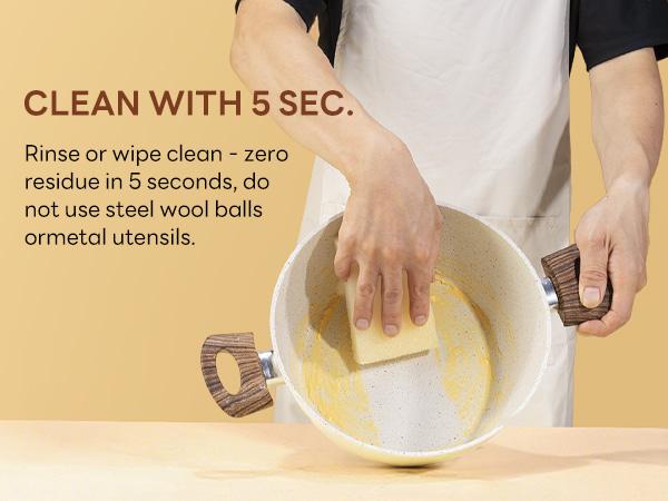 17 Pcs Nonstick Pots and Pans, Non-toxic Kitchen Cooking Set with Stay-Cool Handles 17 Pcs Nonstick Pots and Pans, Non-toxic Kitchen Cooking Set with Stay-Cool Handles