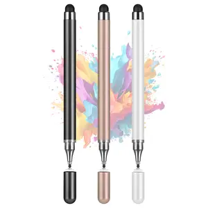 3 Pcs Tablets Stylus Pen, 2-in-1 Stylus for Touch Screen, High Precision & Sensitivity, Fit for Phones & Tablets, Compatible with Android, iOS, and Phone– Perfect for Writing, Drawing, and Note-Taking