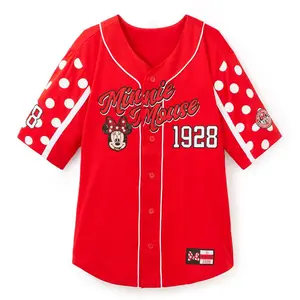 Disney Store Minnie Mouse Baseball Jersey for Adults