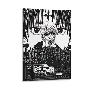 Hunter X Hunter Kurapika Print Poster – Japanese Manga Poster Anime Poster Yoshihiro Togashi Hunter Wall Art Wall Decor