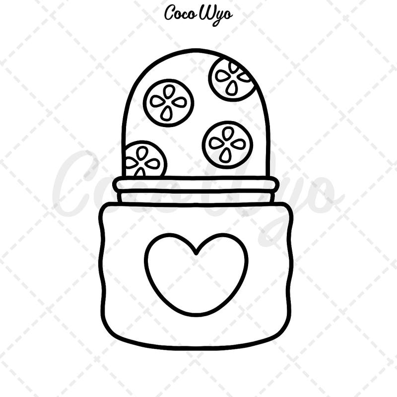 Glow Cosmetics: Coloring Book for Adults and Kids, Bold and Easy, Simple and Big Designs for Relaxation